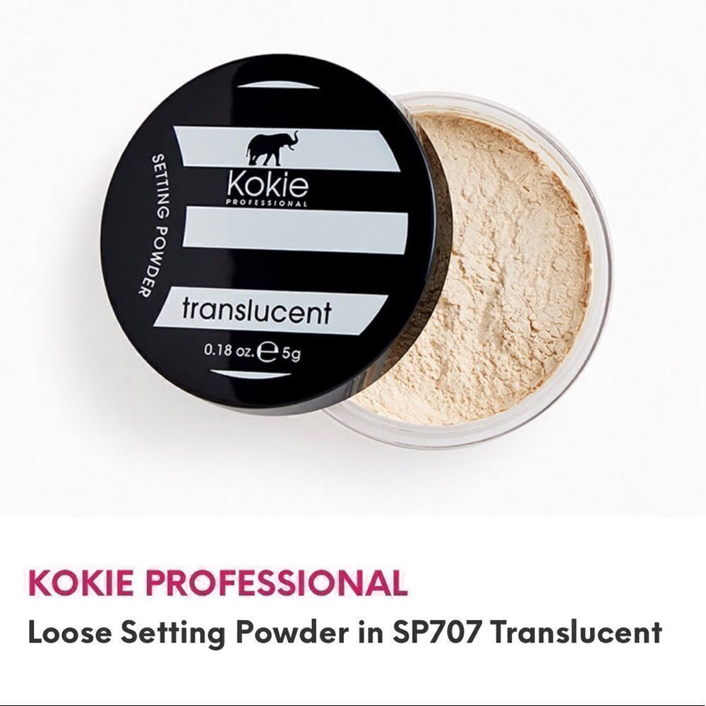 NEW … KOKIE PROFESSIONAL “Translucent” Loose Setting Powder